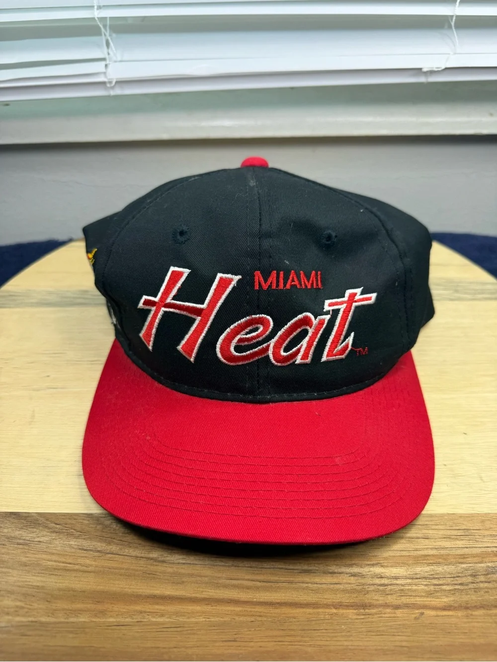 Vintage Sports Specialties Miami Heat Snap Back Hat Script